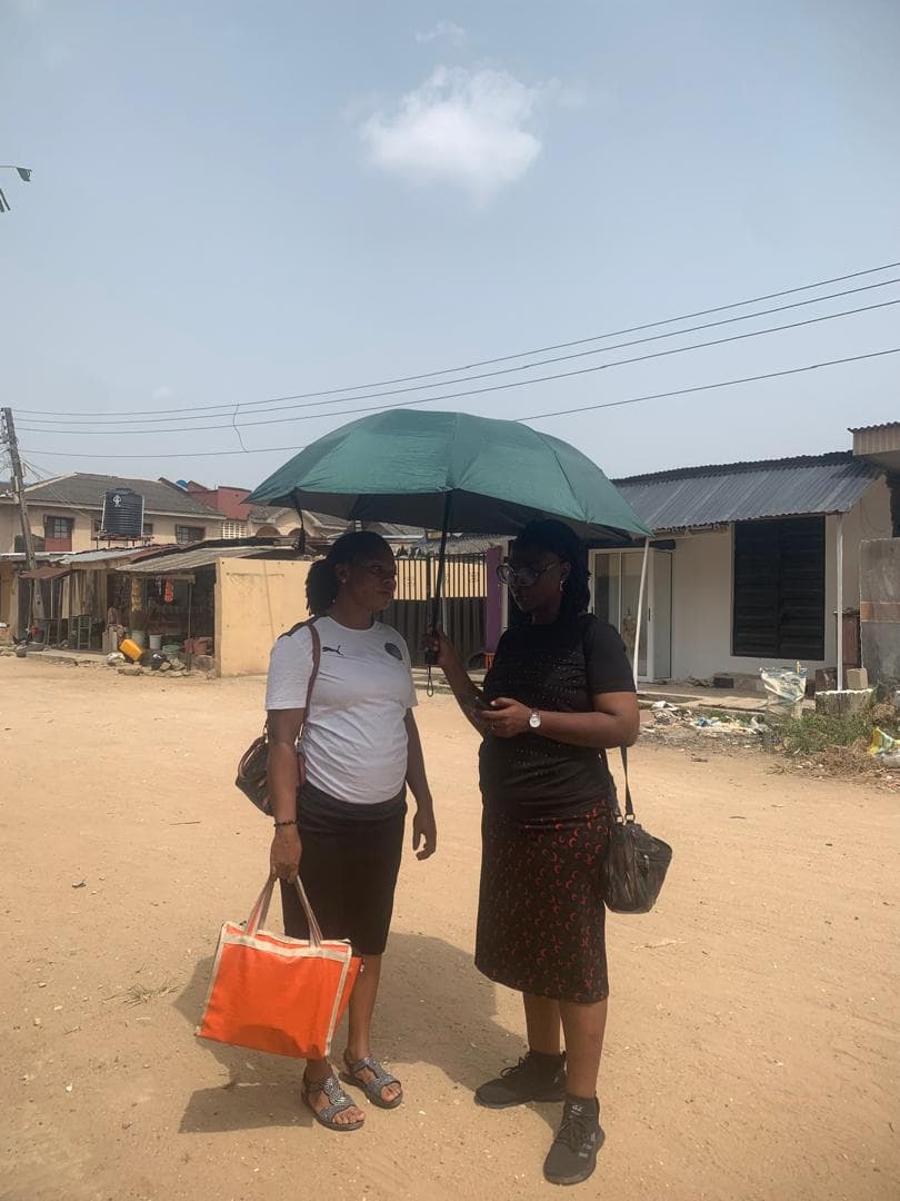 Go-After Care Initiative home visit in Mowokekere, Ikorodu